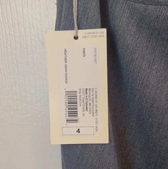 2/$30 ☆ NWT A New Day Heather Grey Trouser Size 4 - Picture 8 of 10